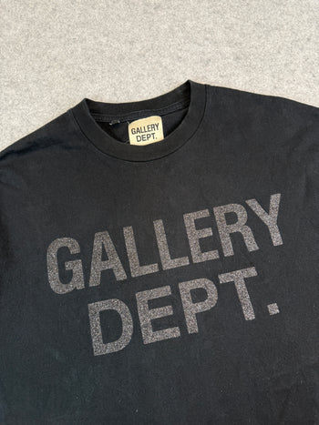 Gallery Dept OG Glitter Logo Tee Black (USED)
