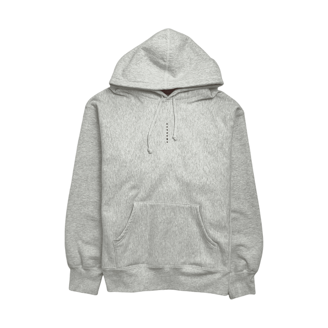 Supreme Micro Logo Hooded Sweatshirt Ash Grey (USED)