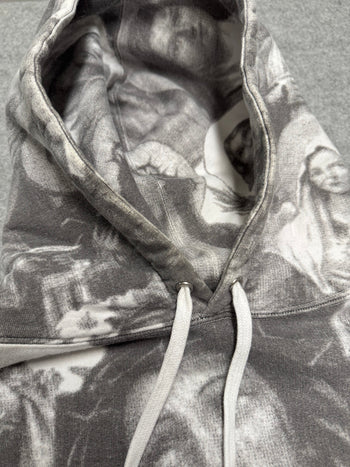 Supreme Jesus and Mary Hoodie Dark Grey (USED)