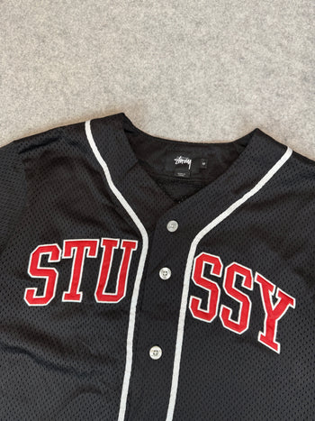 Stussy Baseball Jersey Black (USED)