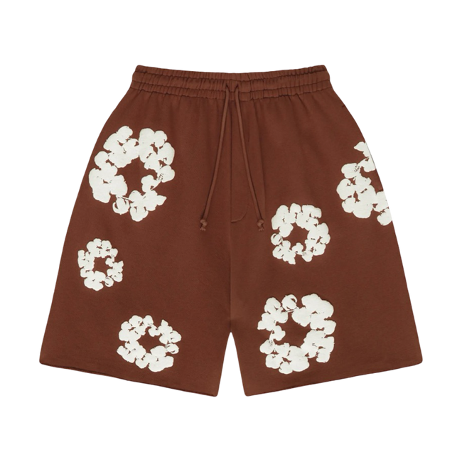 Denim Tears The Cotton Wreath Shorts Brown