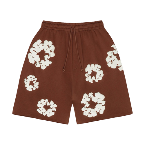 Denim Tears The Cotton Wreath Shorts Brown | Vintage Clothing Store Canada