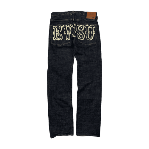 Vintage Evisu Lot 7000 Spellout Denim Pants | Vintage Clothing Store Canada