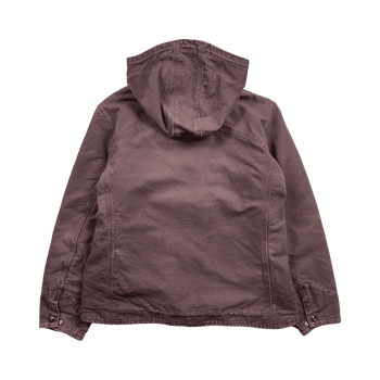 Vintage Carhartt Sherpa Lined Hooded Jacket Purple