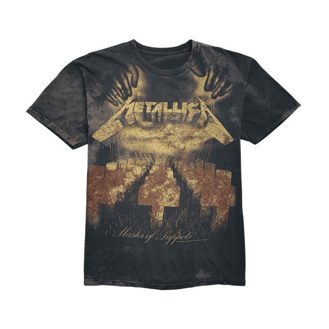 (L) Metallica Master Of Puppets 2010 Tee Black