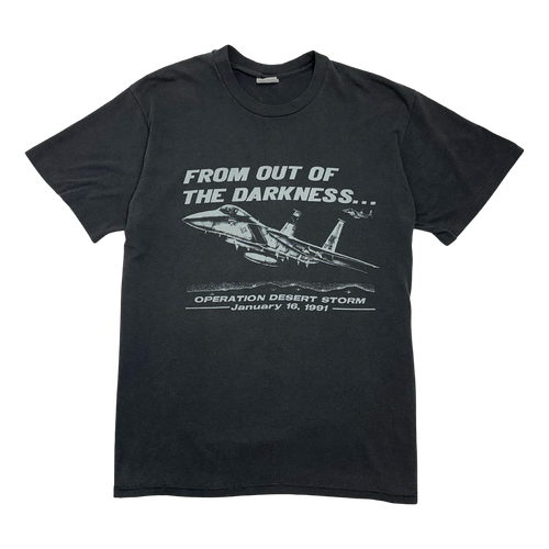 Vintage 1990’s Operation Desert Storm Tee Black | Vintage Clothing Store Canada