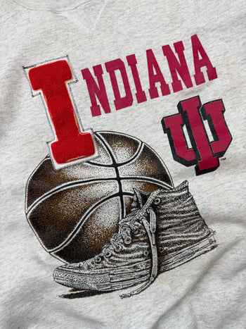 Vintage 1990’s Indiana Basketball Sweatshirt Grey