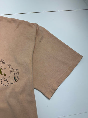 (XL) Vintage Guess USA Beverly Hills Tee Salmon Pink