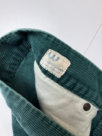 (28) Vintage Marks Corduroy Pants Emerald Green