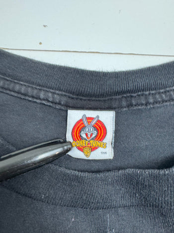 Vintage '96 Tasmanian Devil Big Print Tee Black