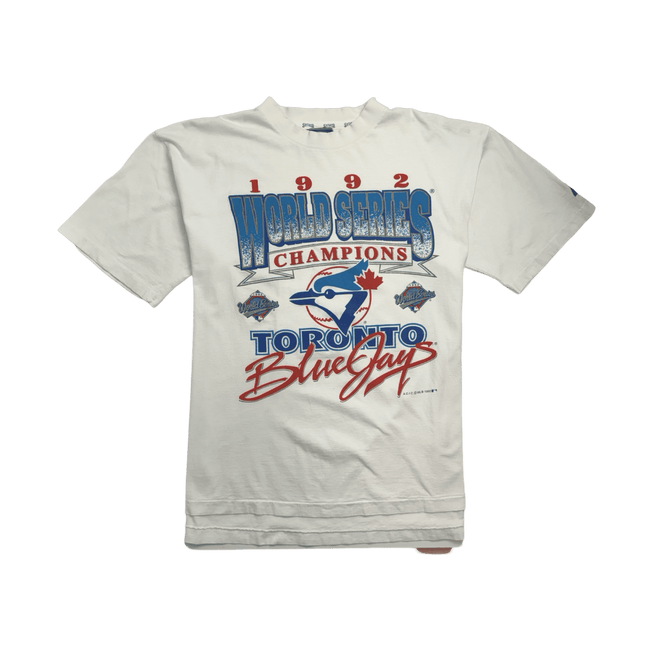 (L) Vintage '92 Toronto Blue Jays Championship Tee White