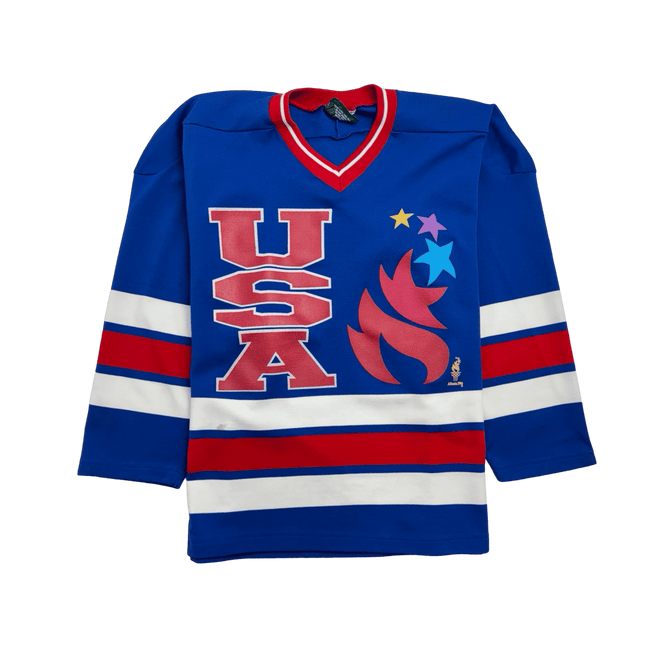 (M) Vintage '96 Team USA Olympic Jersey Blue