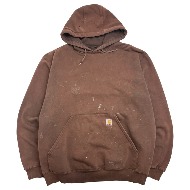 Vintage 2000's Carhartt Pullover Hoodie Brown