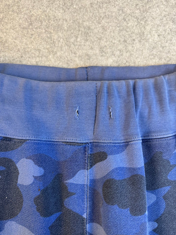 BAPE Color Camo Sweatshorts Navy (USED)