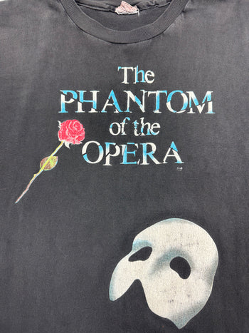 Vintage 90s The Phantom of Opera Tee Black