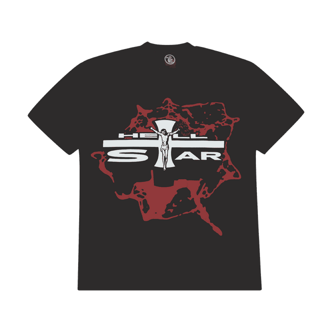 Hellstar Studios Jesus Emblem Tee Washed Grey
