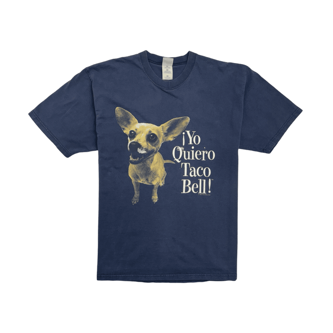 (L) Vintage '98 Taco Bell Promo Tee Navy