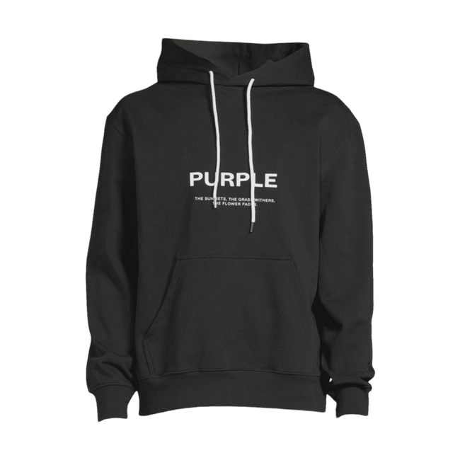 Purple Brand Cotton Logo Hoodie