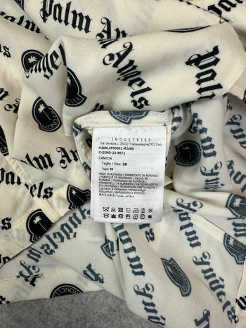 Moncler x Palm Angels Button-up Shirt White (USED)