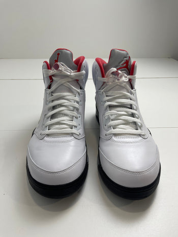 Air Jordan 5 Retro Fire Red Silver Tongue 2020