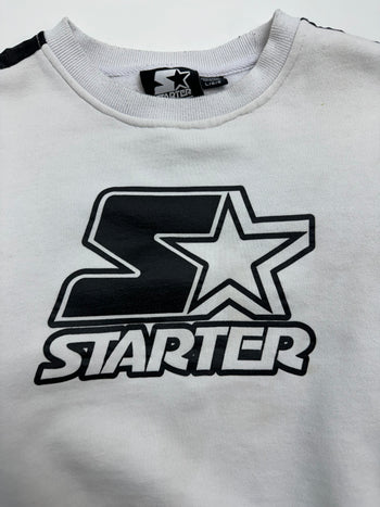 (M) Vintage Starter Sweatshirt White