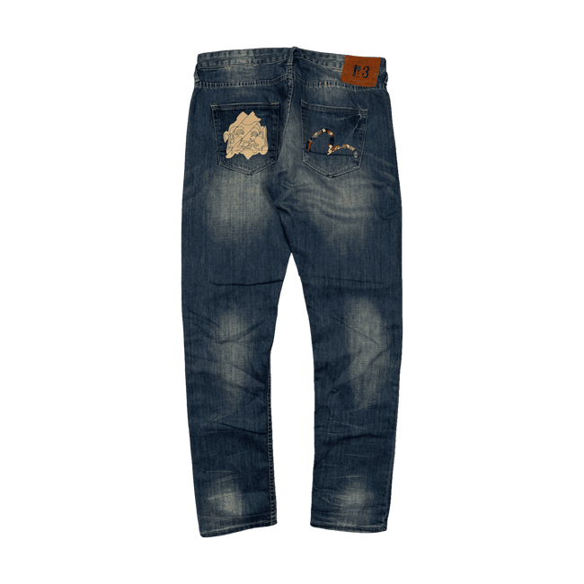 Vintage Evisu Lot 2010 No. 3 Single Seagull Denim Pants