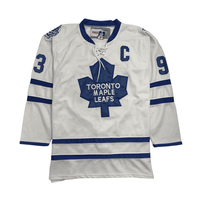 Vintage 90s NHL Toronto Maple Leafs Doug Gilmour Hockey Jersey White