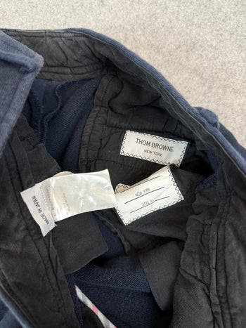 Thom Browne 4-bar Striped Sweatshorts Navy Blue (USED)
