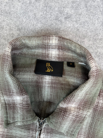 OVO Zip Up Flannel Green (USED)