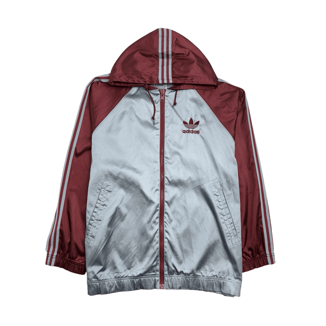 (XXL) Vintage 90s Adidas ZIp-Up Windbreaker Jacket
