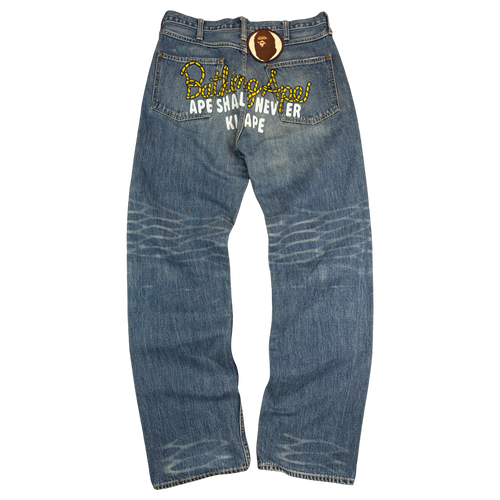 BAPE Rope Asnka Selvedge Denim Jeans (USED) | Vintage Clothing Store Canada