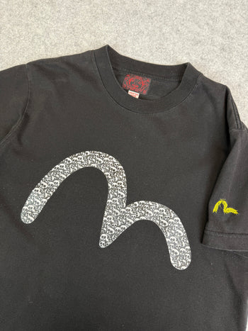 Evisu Big Logo Tee Black