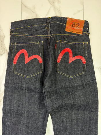 Vintage Evisu Lot 2005 No. 2 Double Seagull Denim Pants