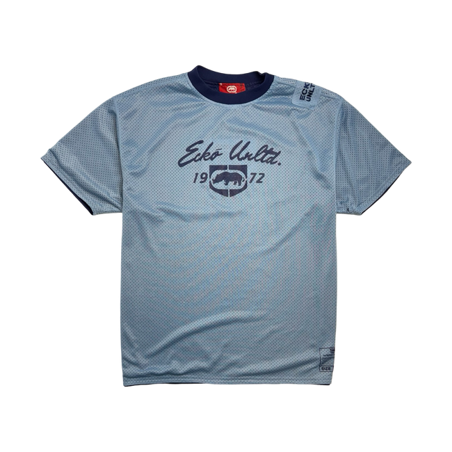 Vintage Y2k Ecko Unltd. Jersey Light Blue