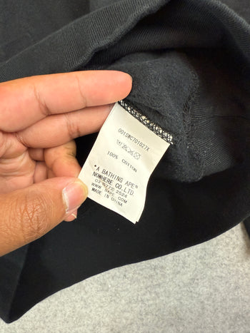 BAPE Blacked Out College Sweatshirt Black (USED)