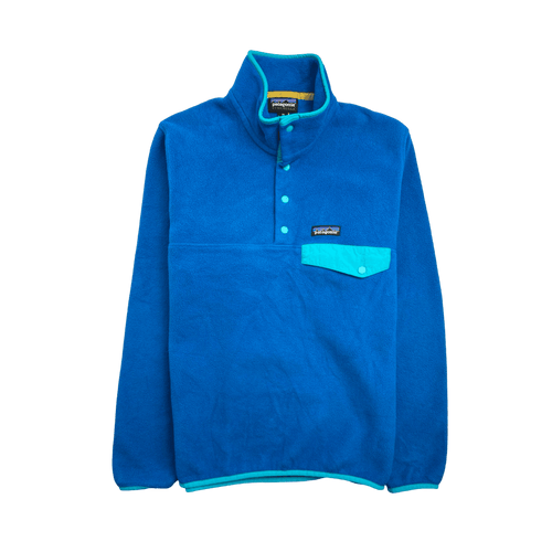 (XS) Patagonia Synchilla Quarter Snap Fleece Blue | Vintage Clothing Store Canada