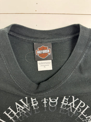(XL) Vintage '03 Harley Davidson Forth Worth Tee Black