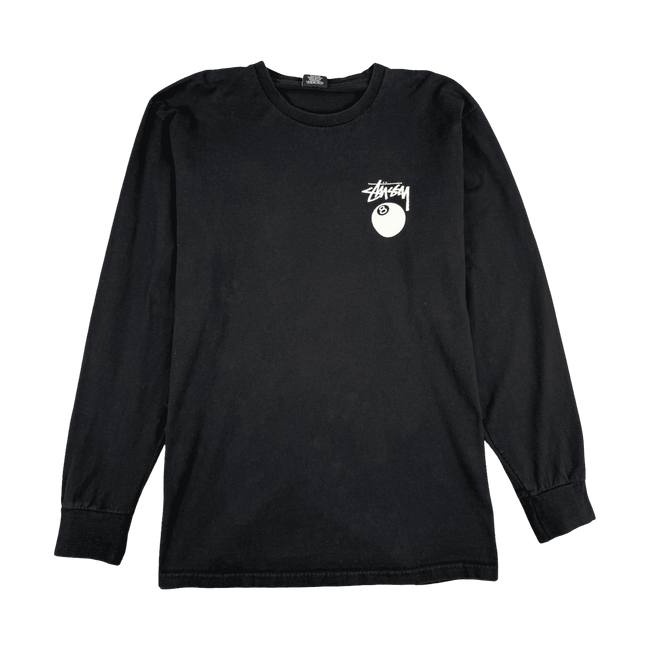 Stussy 8 Ball L/S Tee Black (USED)