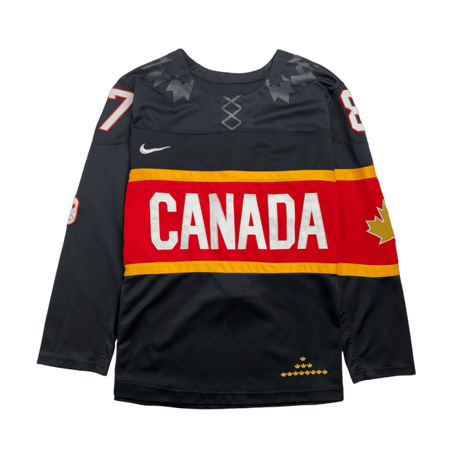 Vintage 2000s Nike Team Canada Sidney Crosby Hockey Jersey Black