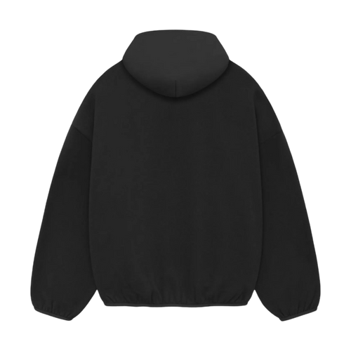 Fear of God Essentials Core Collection Nylon Fleece Hoodie Black/Black | Vintage Clothing Store Canada
