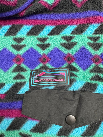 Vintage 90s Misty Mountain Aztec Fleece