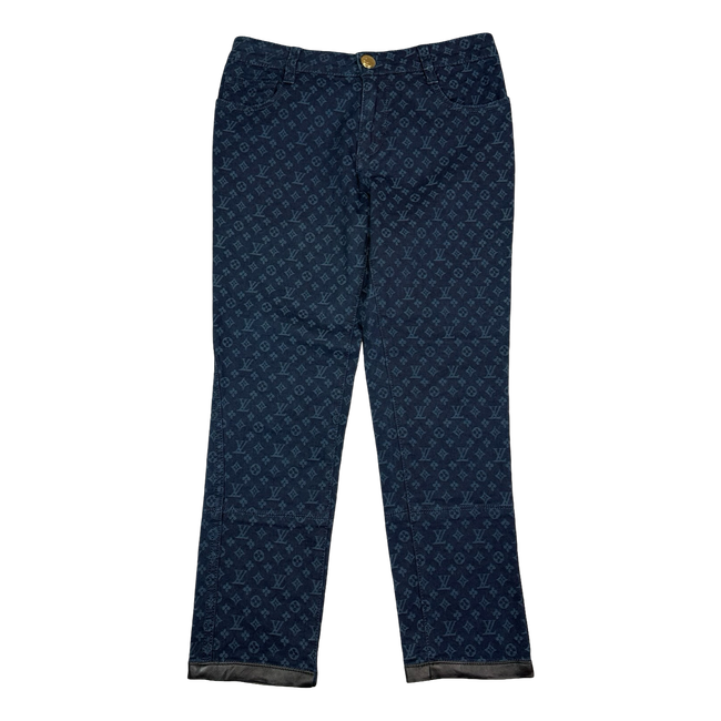Women’s Louis Vuitton Monogram Denim Pants