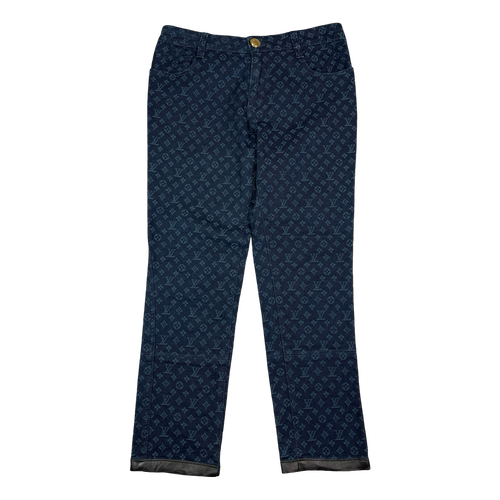 Women’s Louis Vuitton Monogram Denim Pants | Vintage Clothing Store Canada