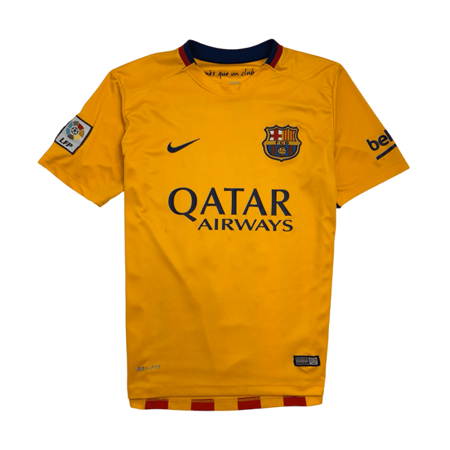 (S) Nike FC Barcelona Messi Jersey Yellow