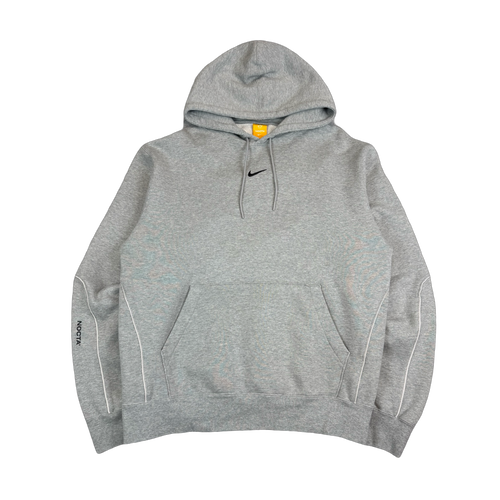 Nike x Drake NOCTA Cardinal Stock Hoodie Grey (USED) | Vintage Clothing Store Canada
