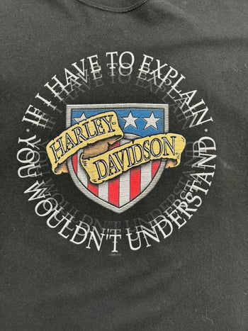 (XL) Vintage '03 Harley Davidson Forth Worth Tee Black