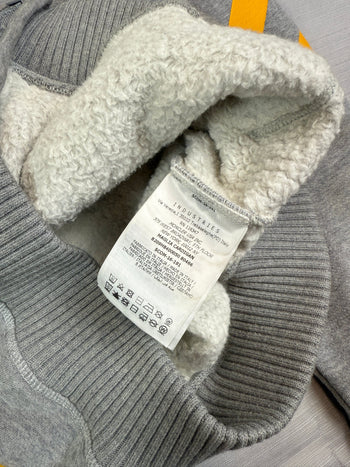 Moncler x Off-White Chevron Zip Up Hoodie Grey (USED)