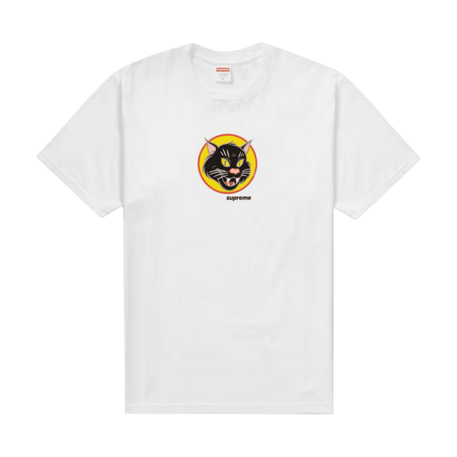 Supreme Black Cat Tee White SS20