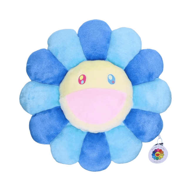 Takashi Murakami Flower Plush 60CM Blue/Turquoise/Yellow
