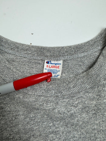 (L) Vintage 90s Champion Notre Dame Tee Grey